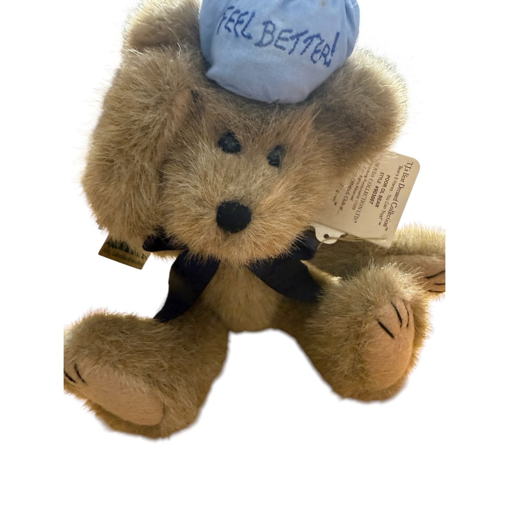 Boyds Bear  Poor Ol Bear TJs Best Dressed Get Well Plush 903007 New With Tags